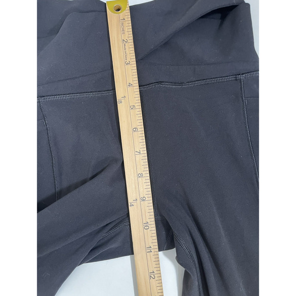 Athleta Salutation Stash Wrap Tight Black Leggings Size Small Pockets - Picture 4 of 11